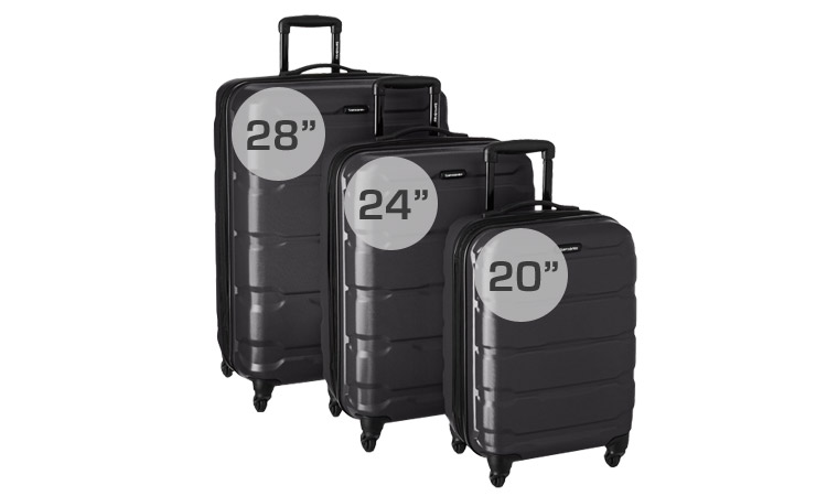 Samsonite Omni Luggage Set - Sizes