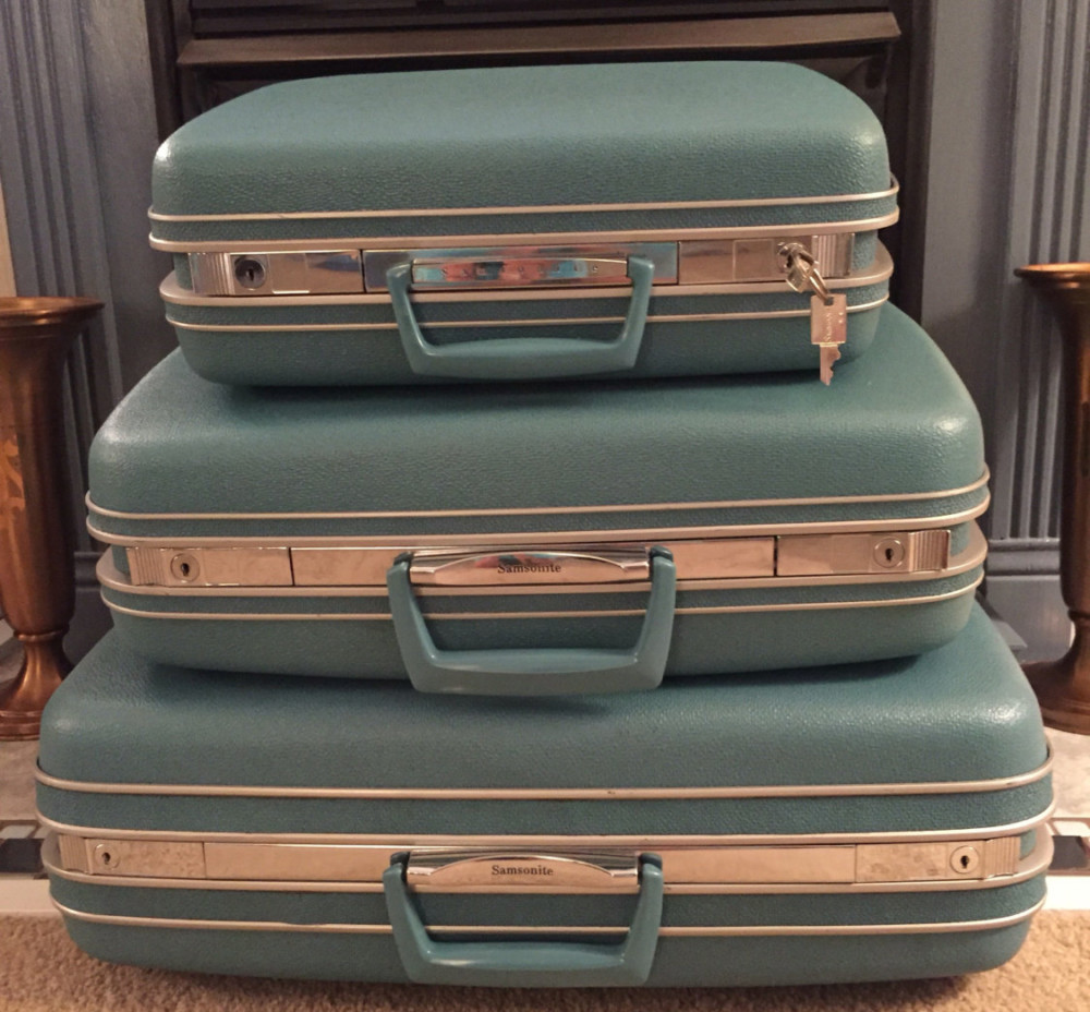 old school samsonite luggage