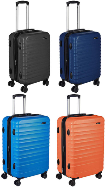 amazonbasics hardside luggage review